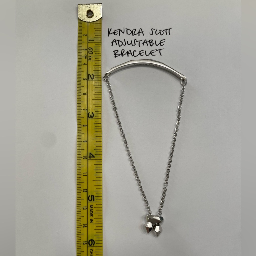 Kendra Scott Angela Silver Adjustable Bracelet